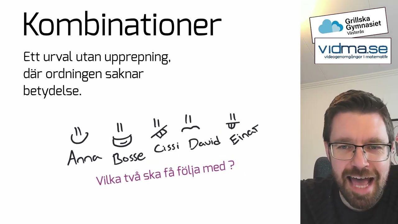 Matematik 5. Kombinationer