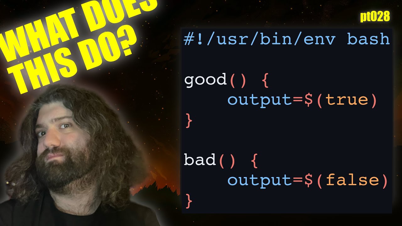 Capturing return codes in Bash Functions and the gotchas - You Suck at Programming #028
