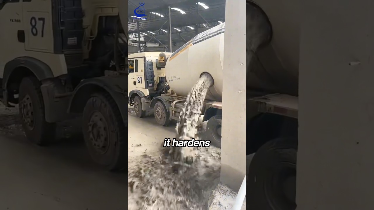 How to remove hardened concrete in Mixer Truck⚒️