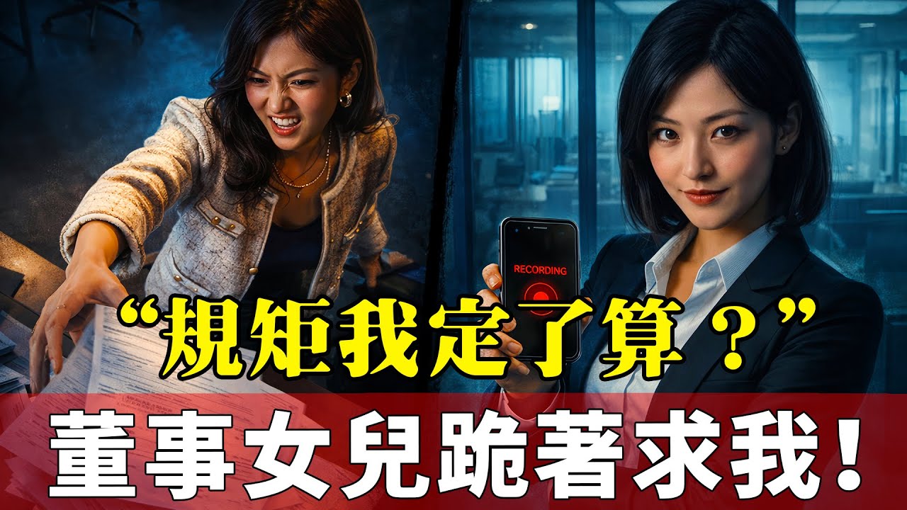我拿下千萬項目，董事女兒卻拒絕我報銷？ 「規矩我定了算？」結局讓她跪著求我！职场故事, 职场复仇, 爽文, 大女主,
