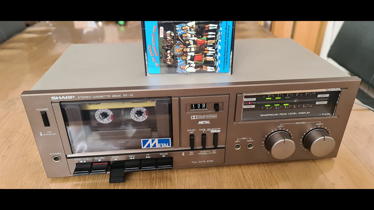 Sharp RT10 HIFI Cassette Deck