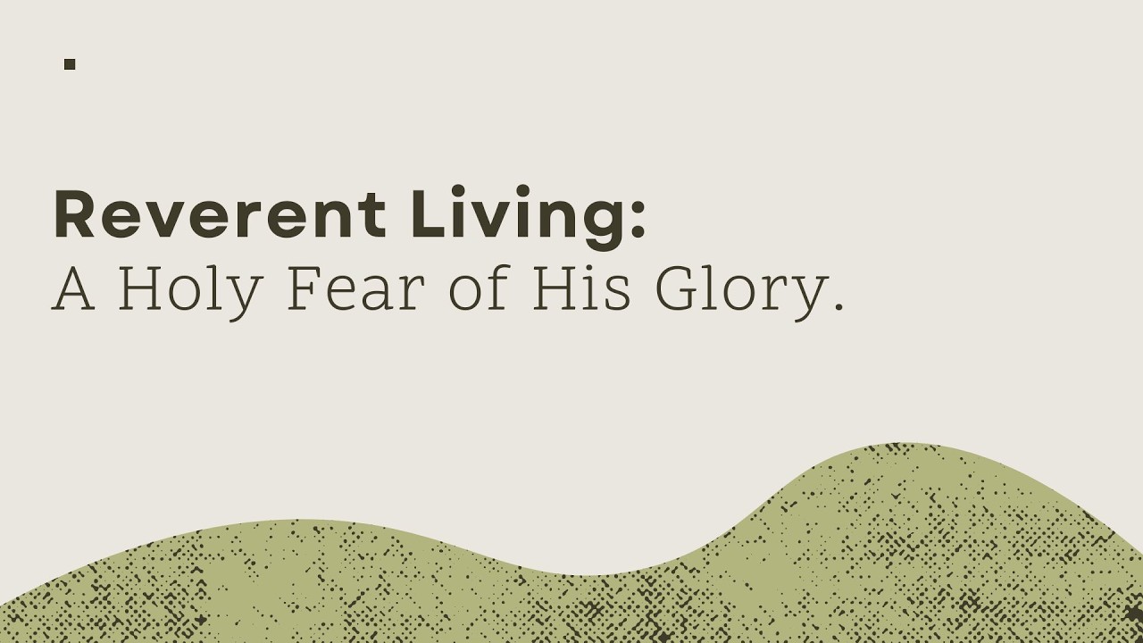 Reverent Living Wk 2 // 03.01.26 // Pastor Donovan Reed