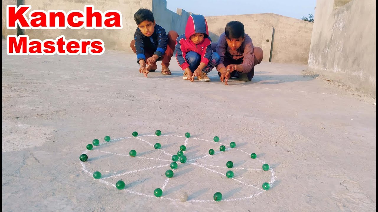 Kanche kaise khelte hain | कंचा खेलना सीखें | Village Games kanche | goli game | bante | marble game