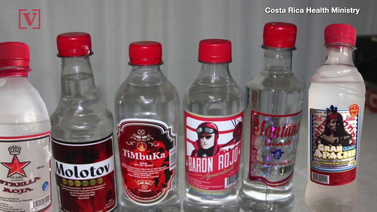 19 Dead From Tainted Alcohol in Costa Rica, About 30,000 Bottles Confiscated