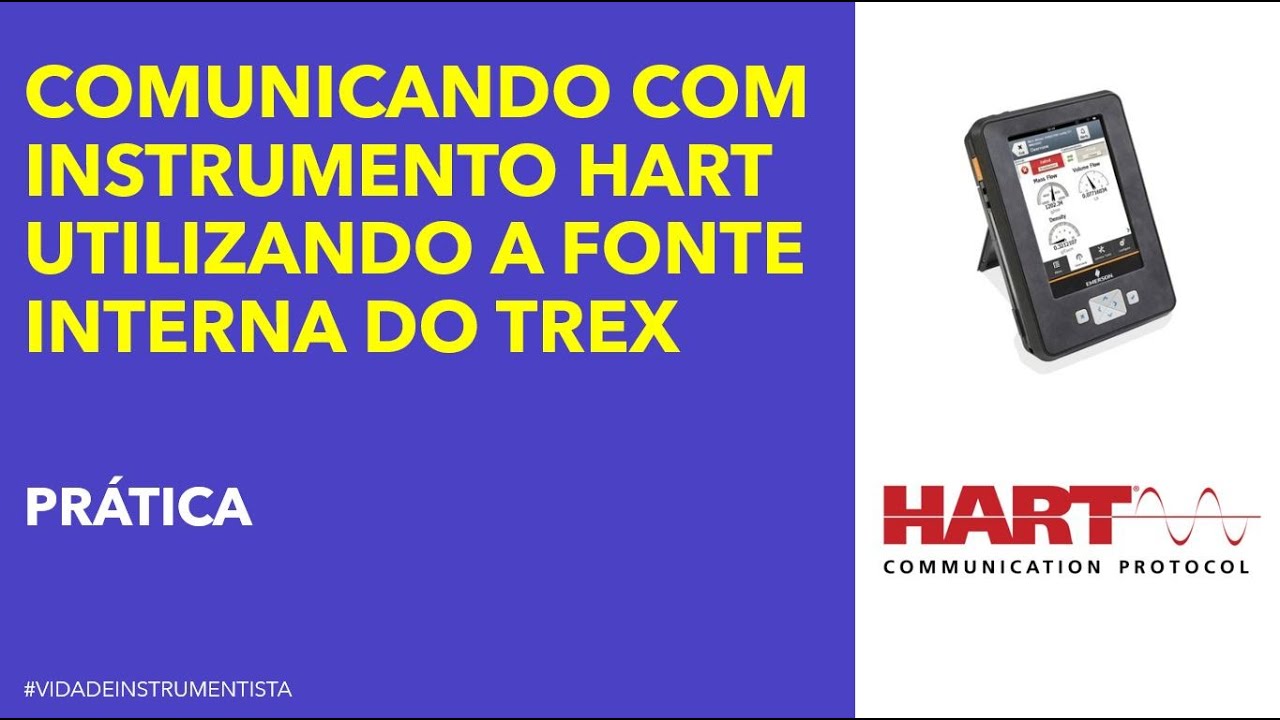 COMUNICANDO HART UTILIZANDO ALIMENTAÇÃO DO TREX