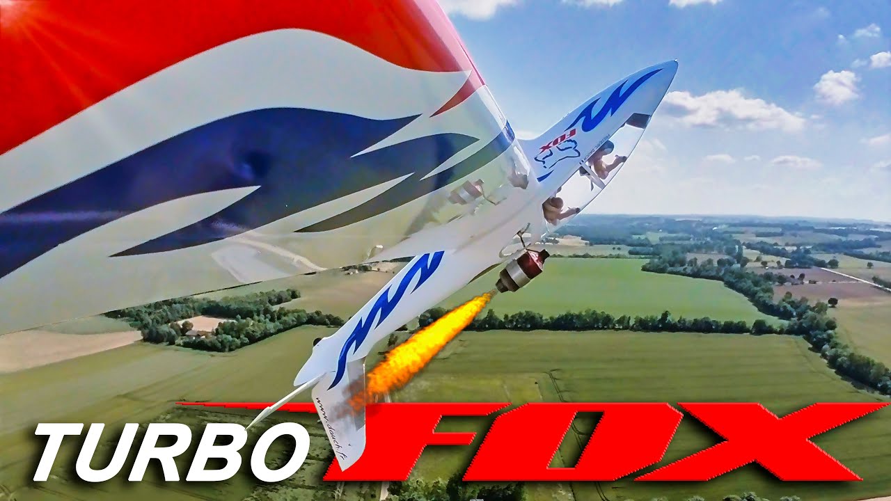 RC Turbine Glider Jet - TURBO FOX - Aerobatic Display