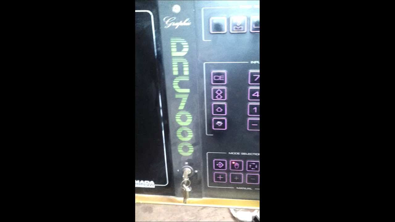 Amada 200t,4m Cybelec DNC 7000, referent points