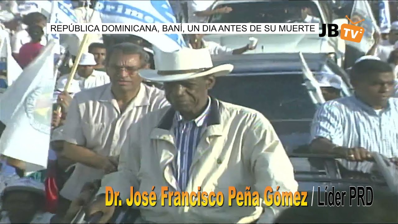 Apoyando los candidatos del PRD, Bani, 1998