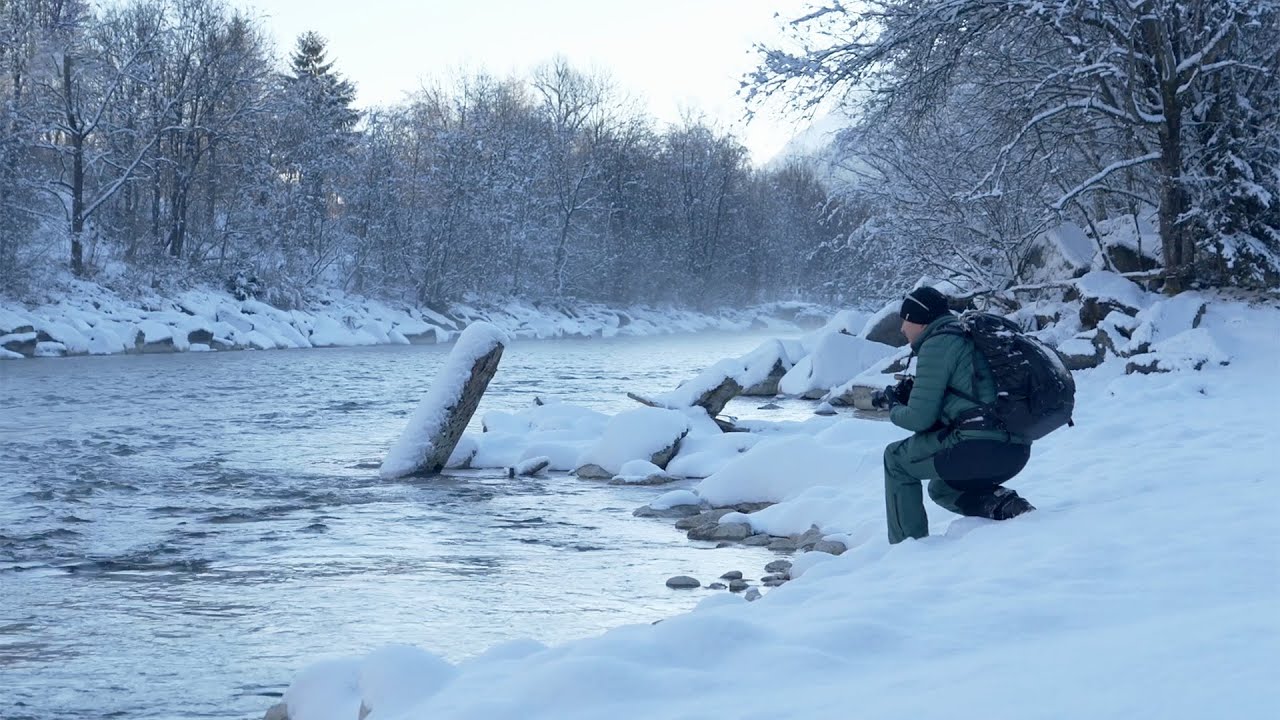 Klirrend kalt: Winter an der Isel