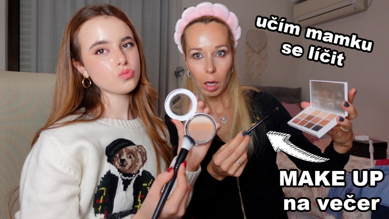 UČÍM MAMKU SE LÍČIT 😱
