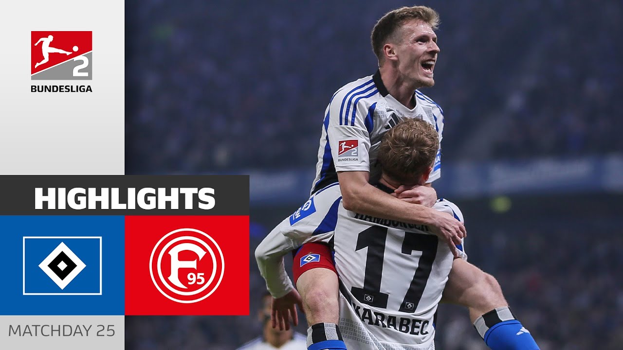 Hamburg Back On Top! | Hamburger SV - Fortuna D&uuml;sseldorf 4-1 | Highlights | MD 25 - Bundesliga 2