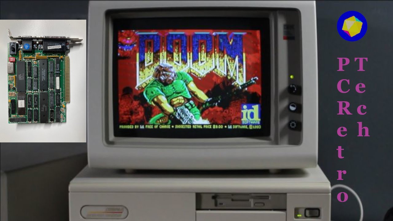 A Rare Paradise Pre-EGA Graphics Card that Plays Doom