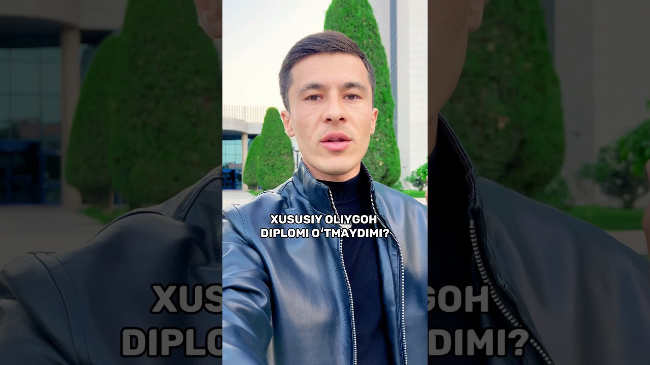 XUSUSIY OLIYGOH DIPLOMI OʻTMAYDIMI? | #yuristmuzaffar