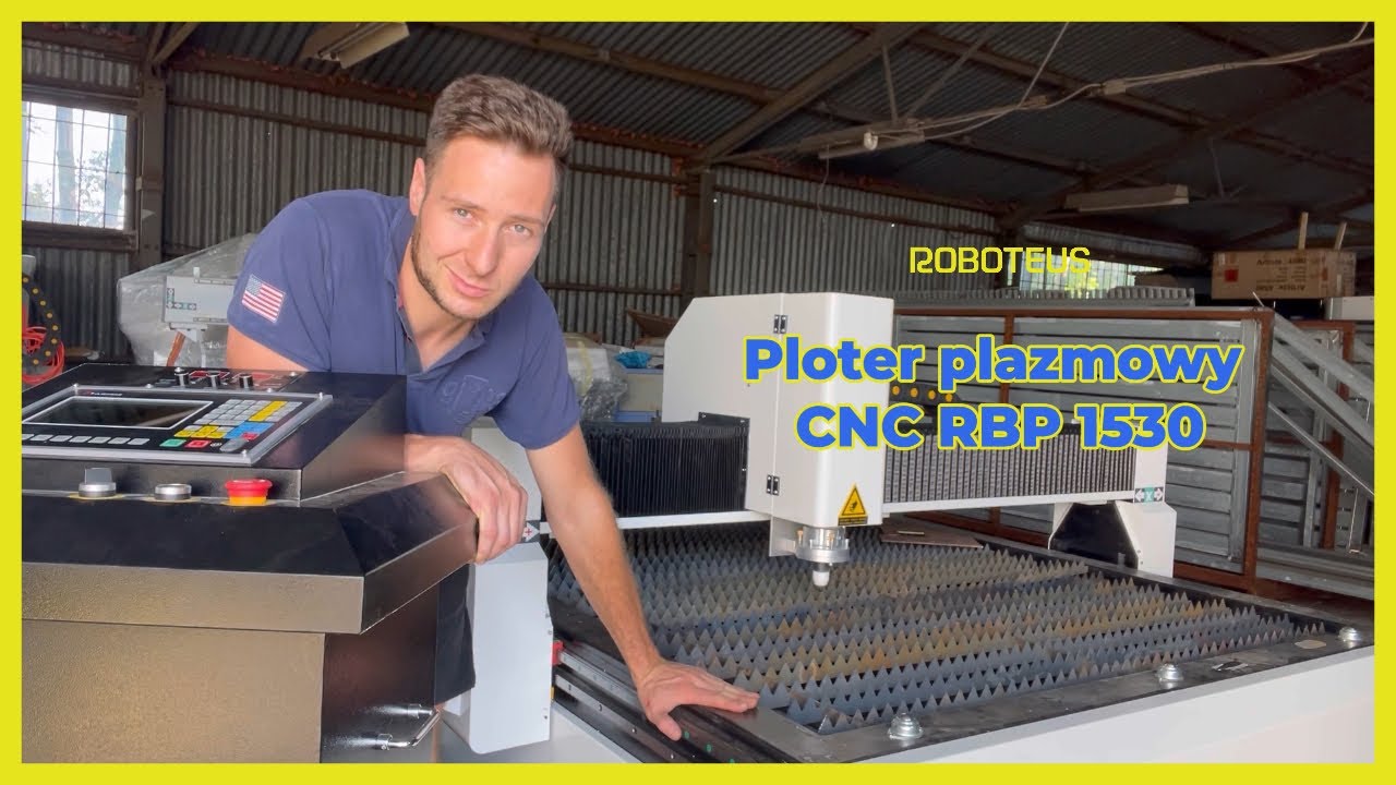 Ploter Plazmowy CNC RBP 1530 | Precyzyjne Cięcie Metali z Roboteus!