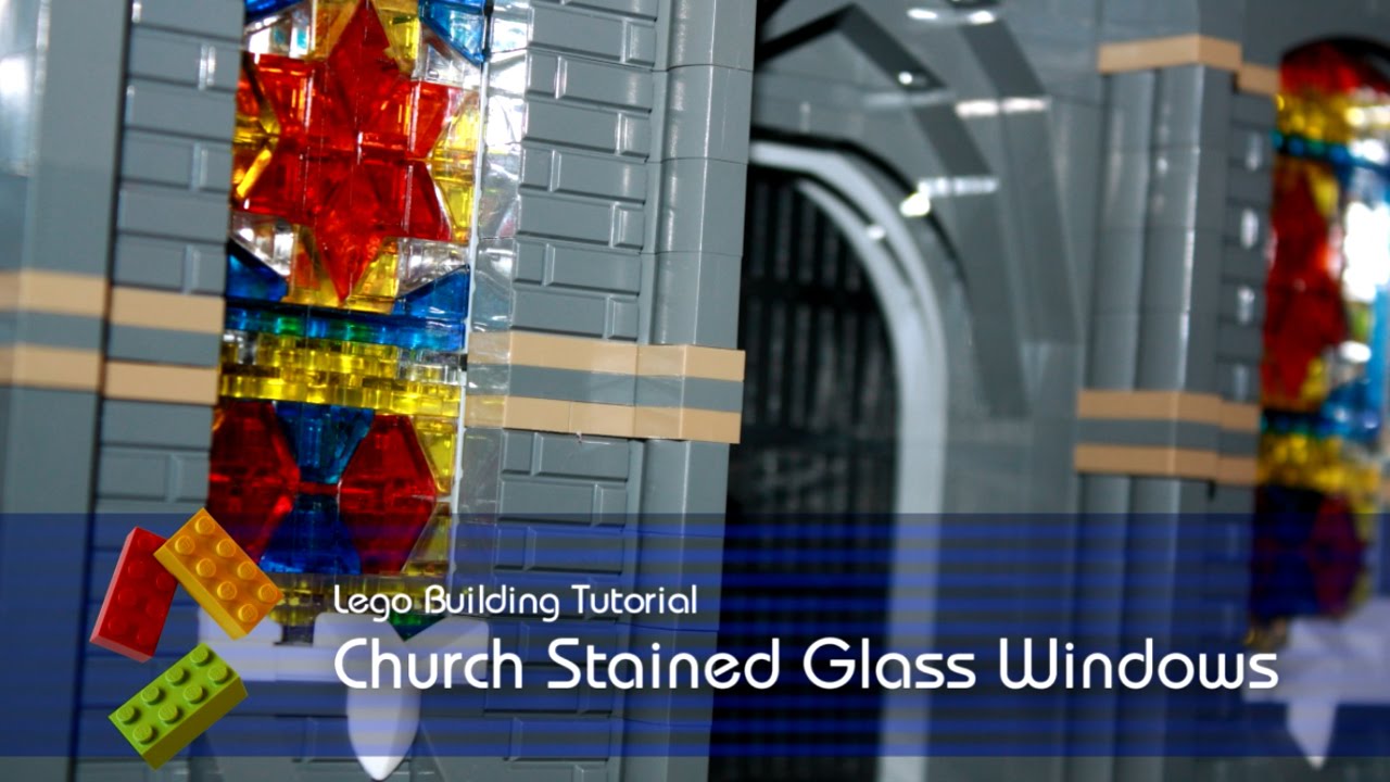 Lego Tutorial - Church Stained Glass Windows