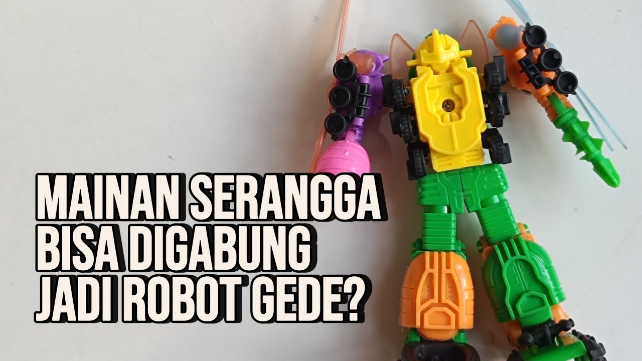 MAINAN MURAH INI BISA NGALAHIN MAINAN MAHAL? - HA Toys Robot Serangga