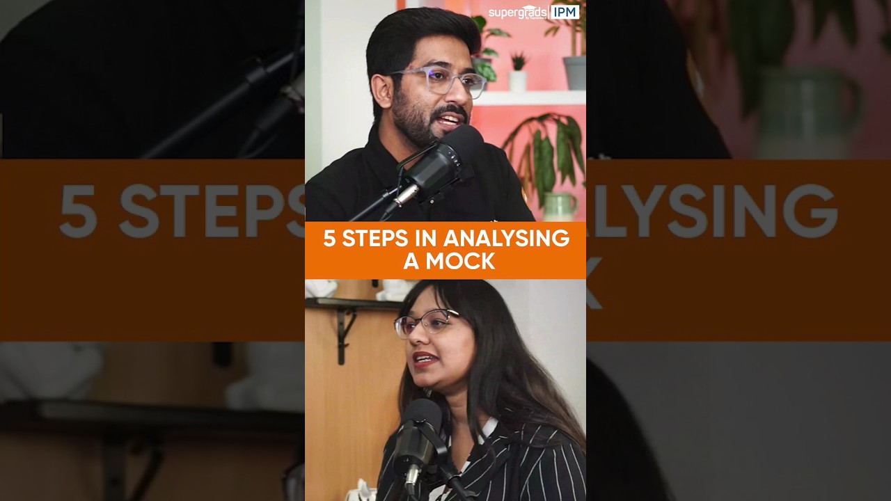 5 Easy Steps in Analysing a Mock | Mock Analysis Tips #ipmmocktest #mockanalysis #shorts