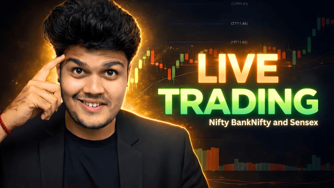 LIVE Trading | Nifty, BankNifty, Sensex, Crypto & Gold | Live Market Analysis