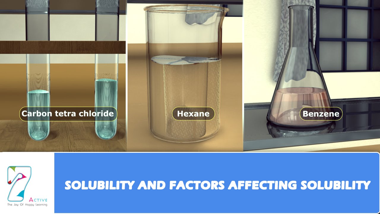 SOLUBILITY AND FACTORS AFFECTING SOLUBILITY