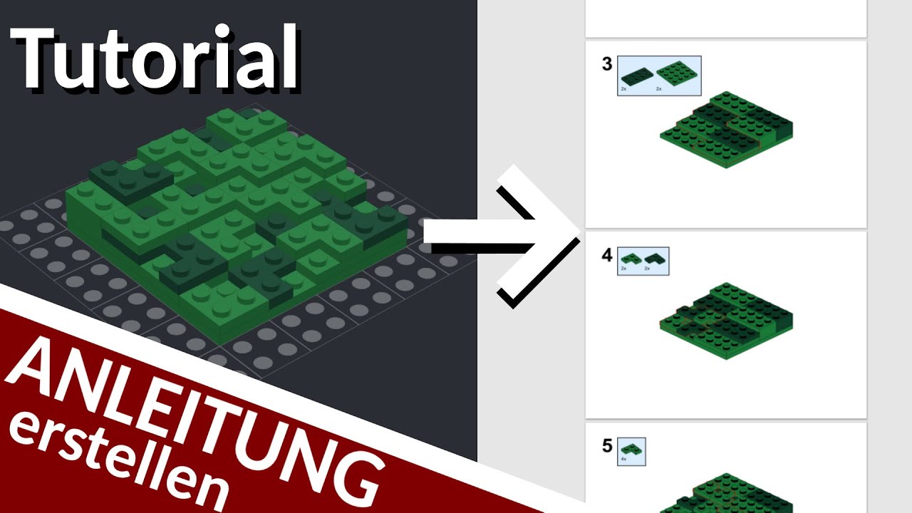 LEICHT mit Bricklink Studio 2.0 eine ANLEITUNG erstellen