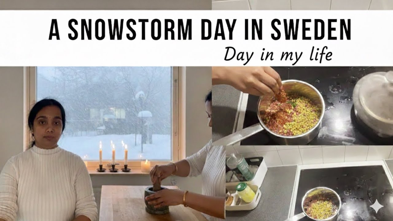 Realistic day in my life | #madhwabrahmins #cooking #asmr #realistic #sweden #dayinmylife 