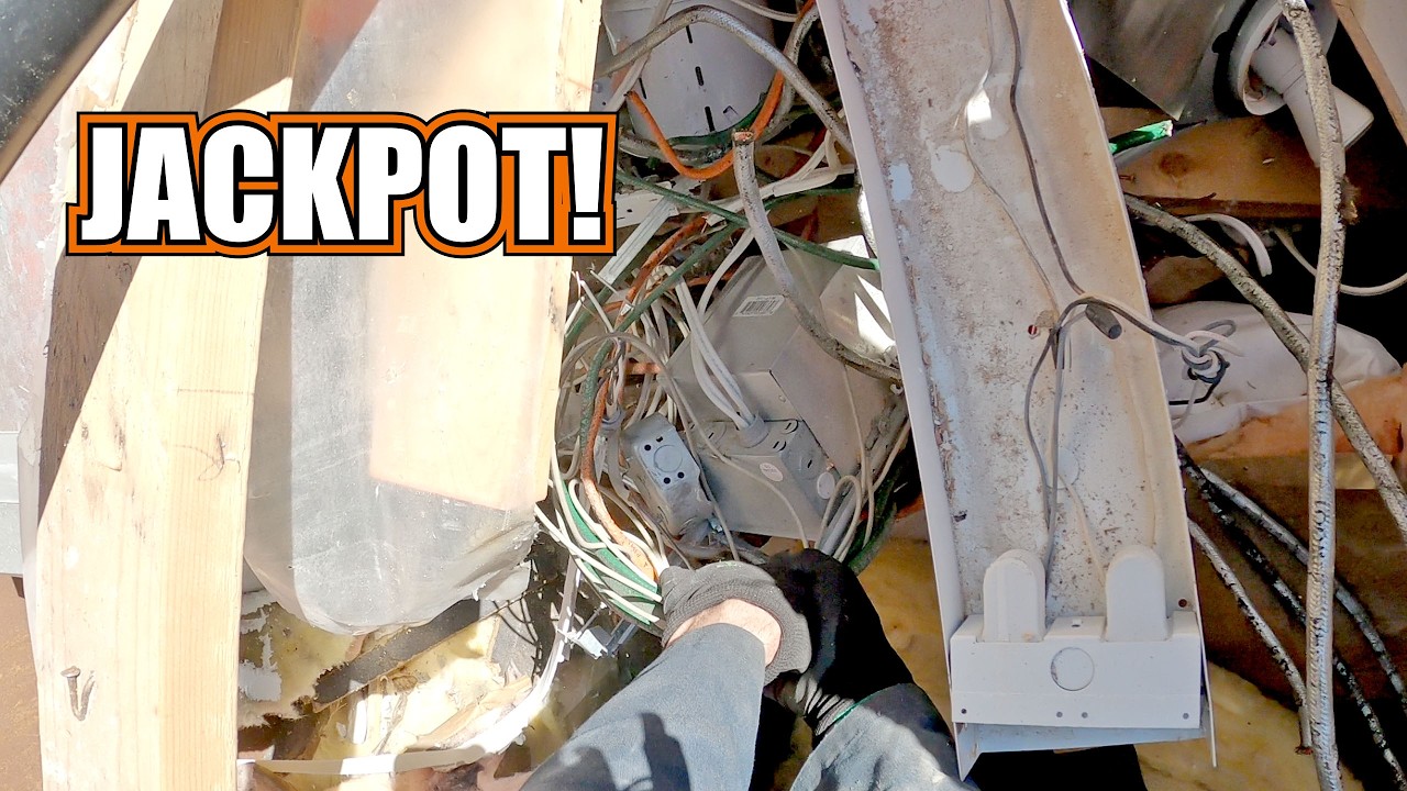 Поиск металлолома в мусорных баках &mdash; концовка просто огонь!