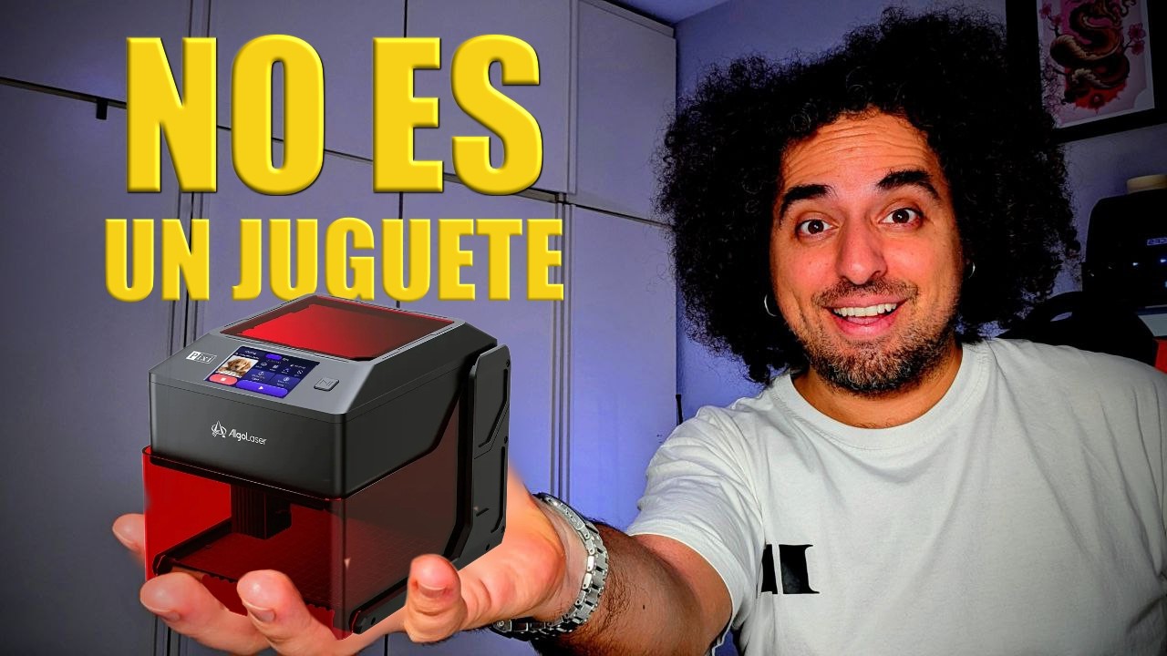 Pensaba que era un JUGUETE, pero su potencia me ha sorprendido: AlgoLaser Pixi