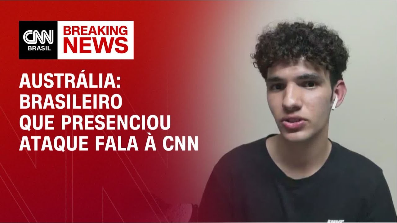 Brasileiro que presenciou ataque na Austr&aacute;lia fala &agrave; CNN | AGORA CNN