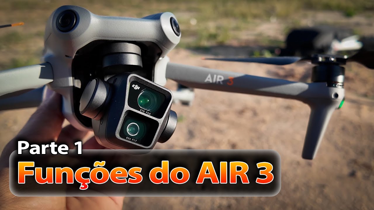 Conheça todas as funções do DJI AIR 3 - Parte 1