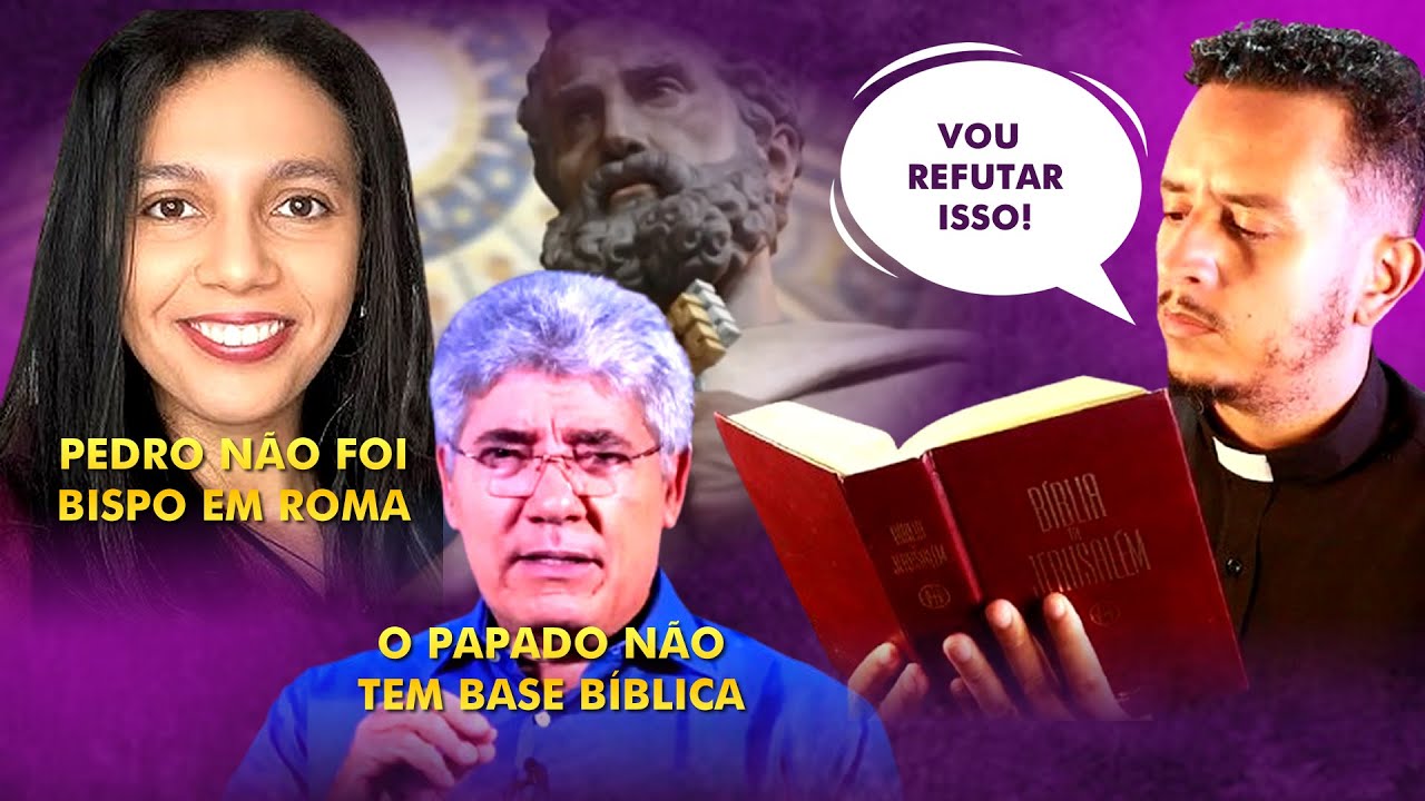 CALE O PROTESTANTE COM ESSA RESPOSTA SOBRE PEDRO SER PAPA