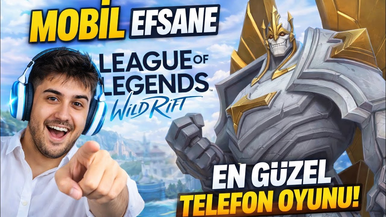 •	Mobilde En Güçlü Support? GALIO! | Wild Rift Gameplay