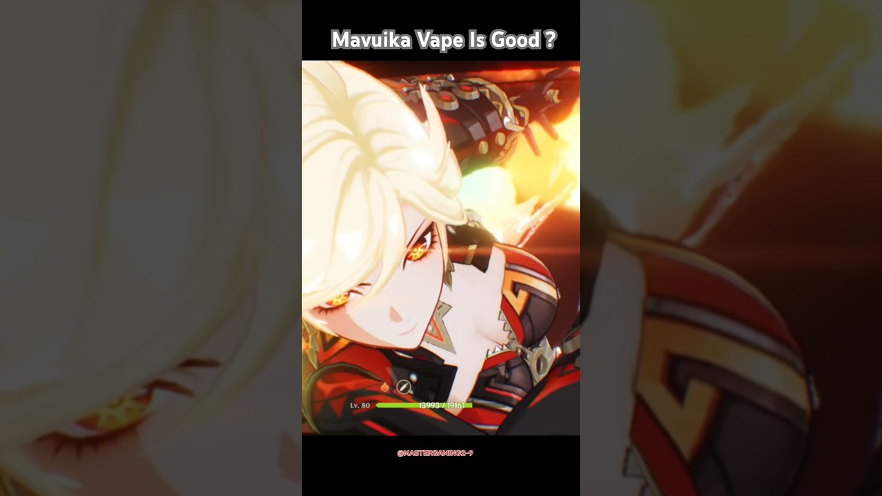 Mavuika Vape Damage Showcase | Genshin Impact | Genshin Mavuika Vape Team