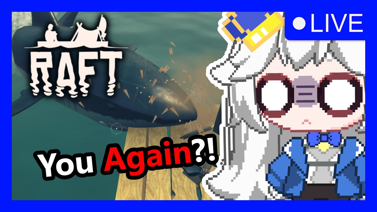 【Raft】 Back on raft duty 🥲⛵ maybe this time we can eat that stuped shark!