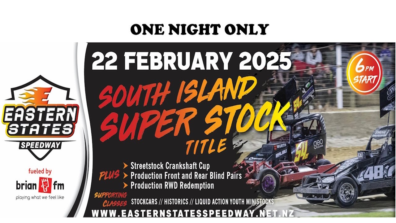 2025 South Island Superstocks - Eastern States Speedway, Blenheim