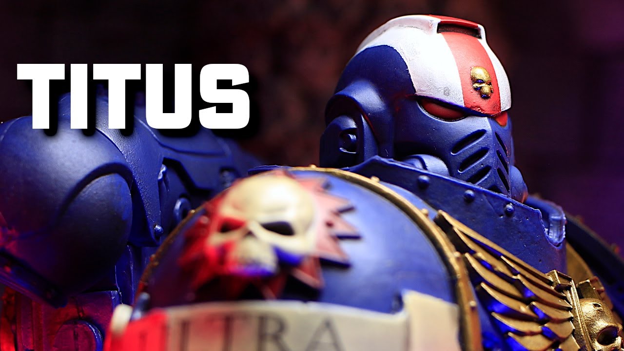 Warhammer 40,000  Space Marine - Titus -  McFarlane Toys Action Figure Review