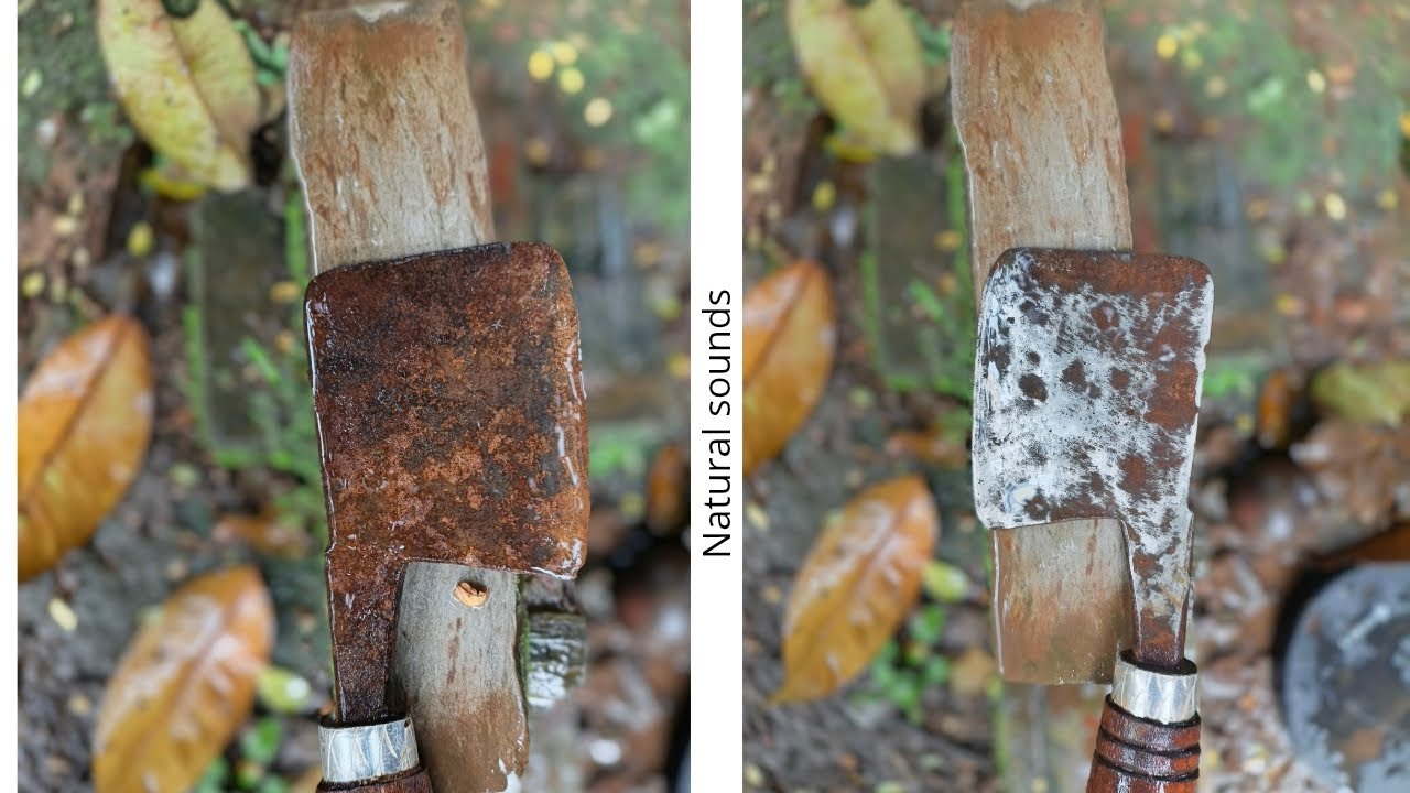 Rusty Meat Knife Restoration | Sharpening an Old Knife with a Simple Stone