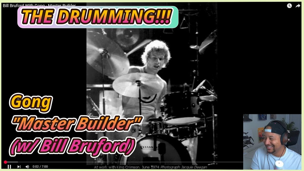 Gong- Master Builder (w/ Bill Bruford LIVE) REACTION AND REVIEW
