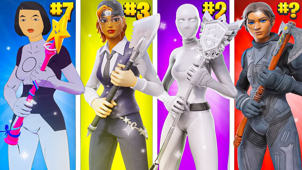 Les 15 COMBOS de SKINS les PLUS TRYHARD sur Fortnite !