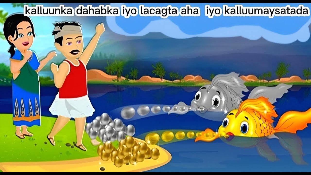 Sheeko gaaban:kalluunka dahabka iyo lacagta ahaa iyo  kalluumaysatada