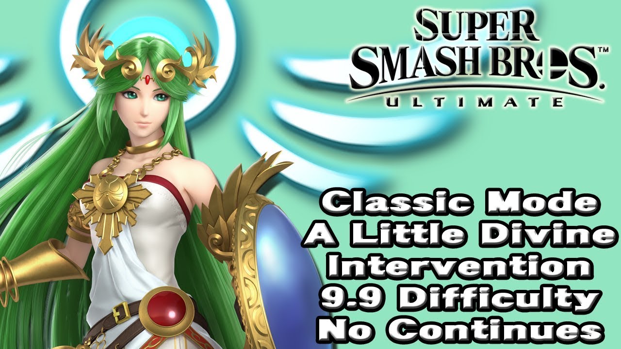 Super Smash Bros. Ultimate (Classic Mode 9.9 Intensity No Continues | Palutena)