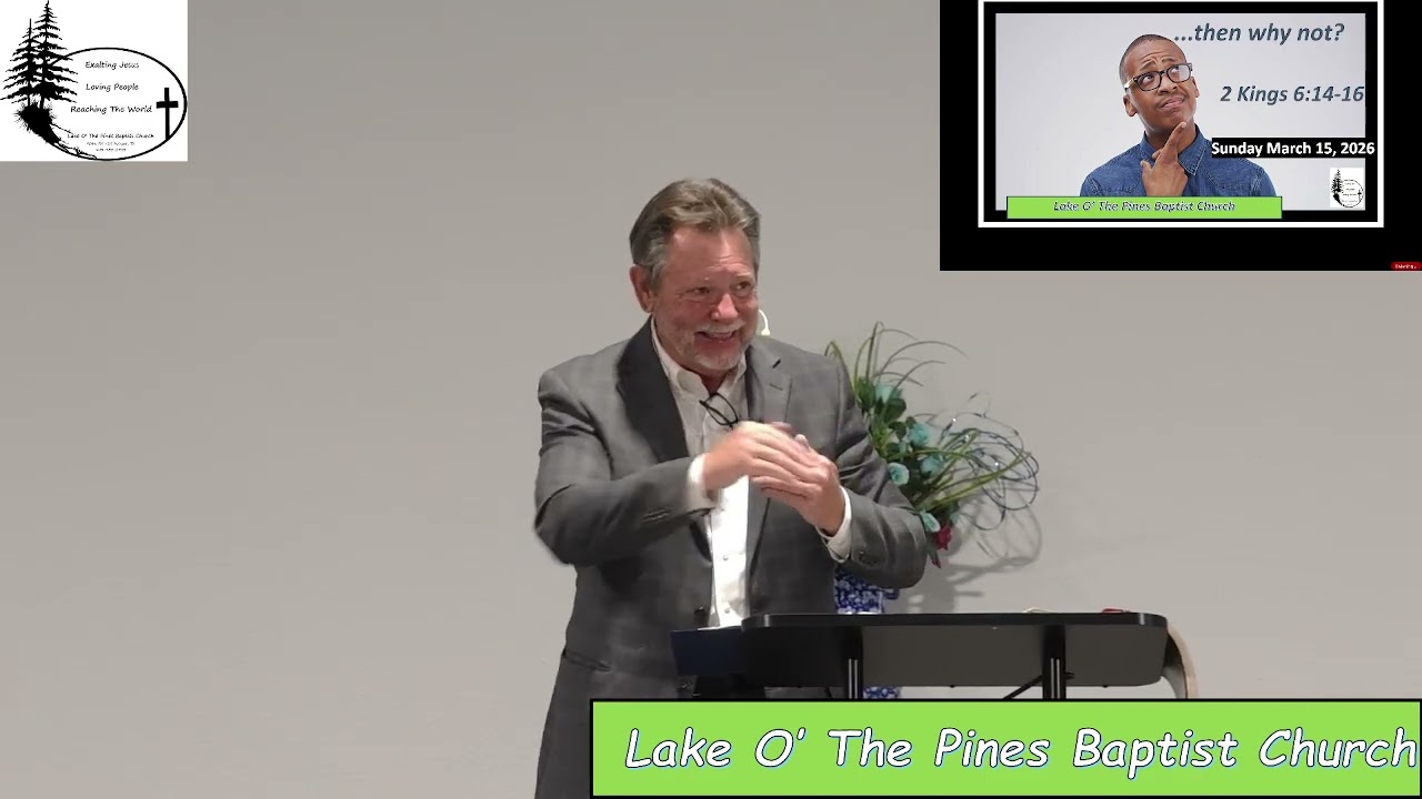 '...Then why not?', Sunday Morning Worship, 03-15-2026