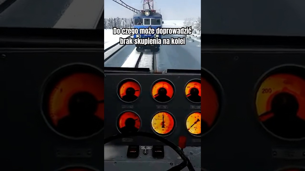 Do czego może doprowadzić brak skupienia na kolei XD