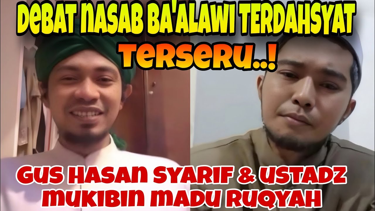 THE MOST AMAZING DEBATE OF THE NASB BA'ALAWI‼️ DISCUSSION BETWEEN GUS HASAN SYARIF AND USTADZ MAD...