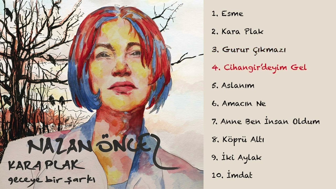 Nazan Öncel - Kara Plak (Geceye Bir Şarkı) (FULL ALBÜM)