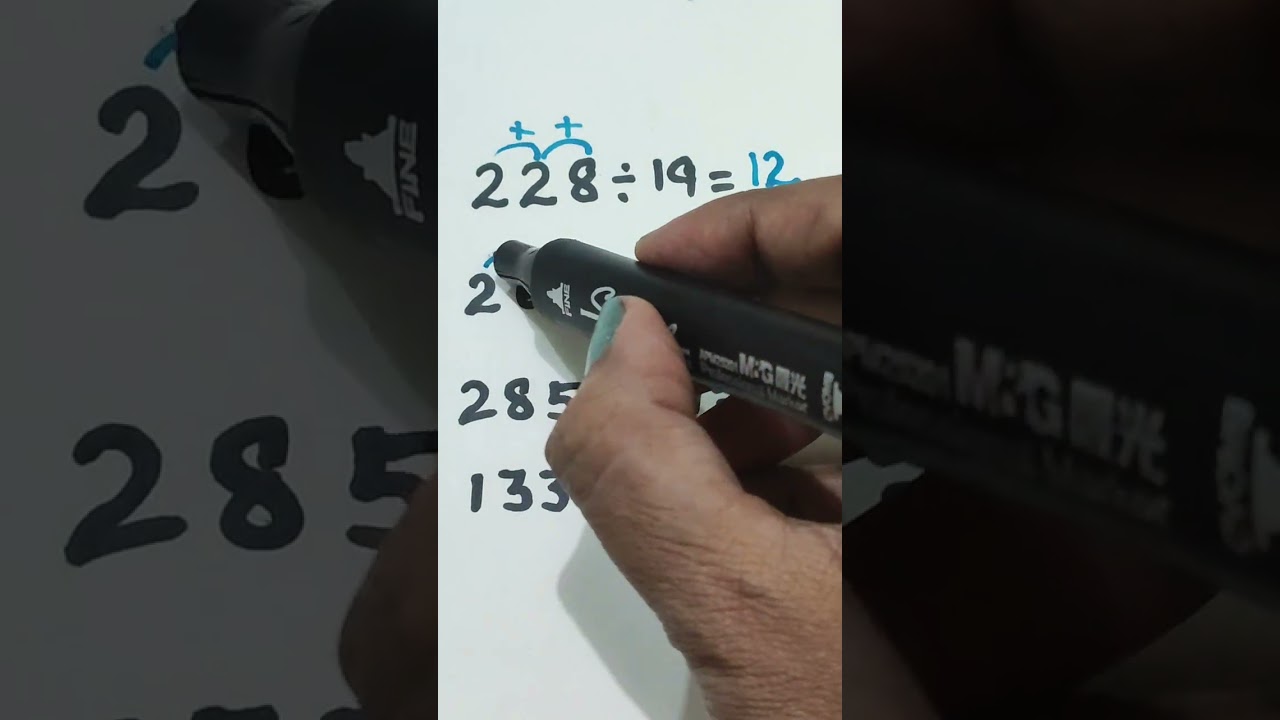 MATH Magic 🔥😎 Long Division in Seconds #maths #daily #mathematics #shorts
