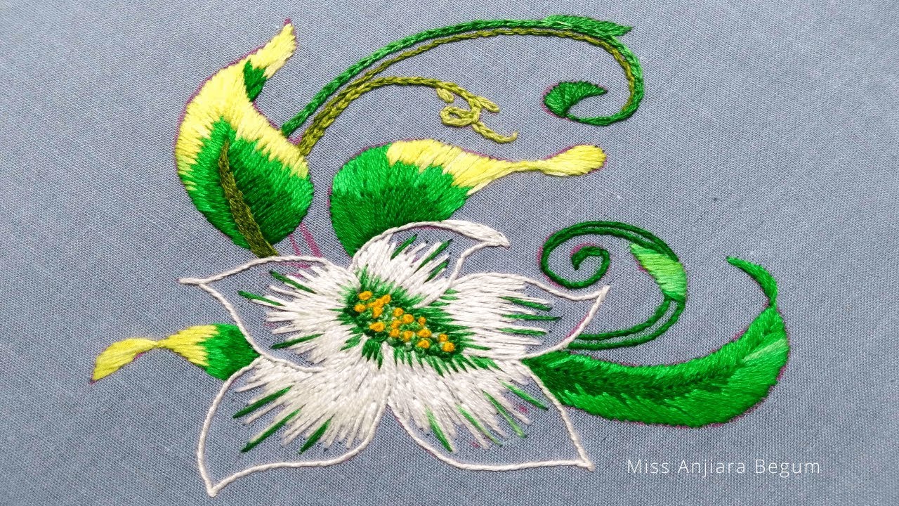 So Attractive Hand Embroidery Flowers,Live Embroidery video Work,Embroidery work-102, #Miss_A