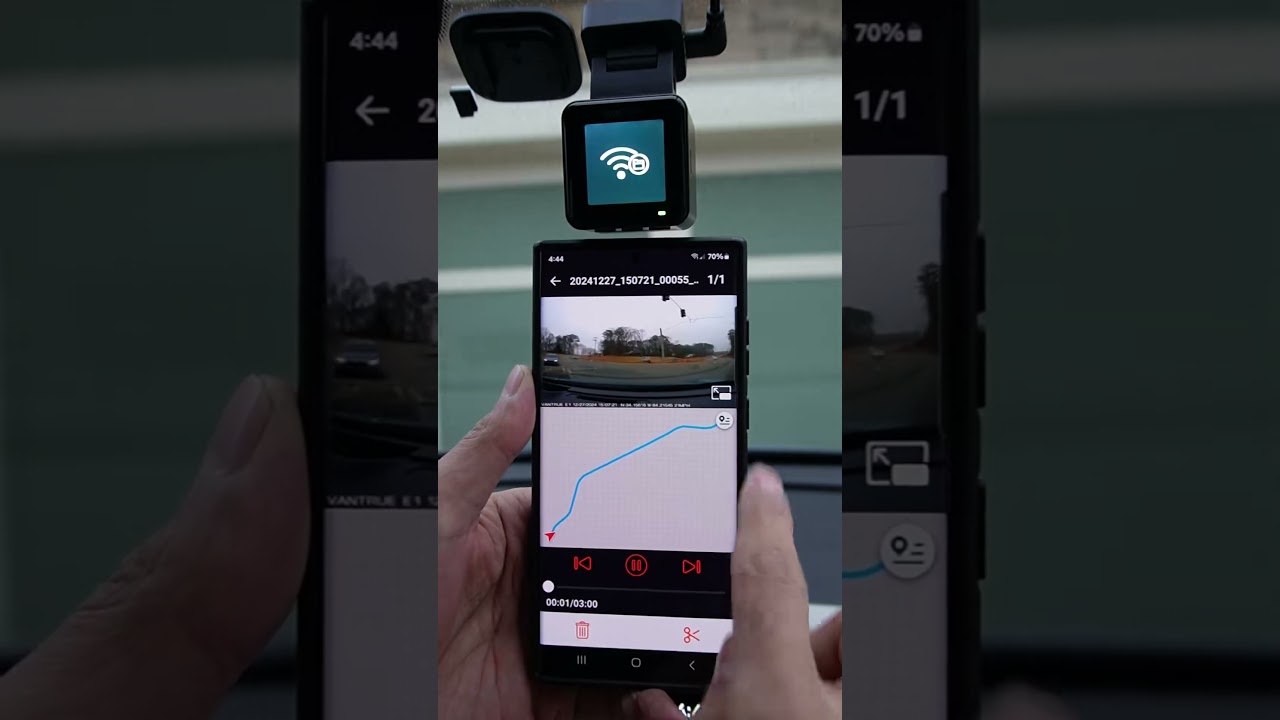 Mini & Powerful DashCam w/ Sony Starvis, F1.8 Lens, HDR, GPS, WiFi, Nightvision