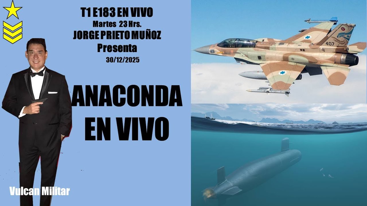 T1E183 En vivo Martes 23 Hrs. | Anaconda en vivo | Resumen Anual de novedades de defensa