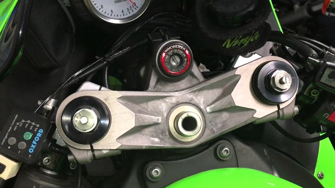 ZX6R Helibars Install