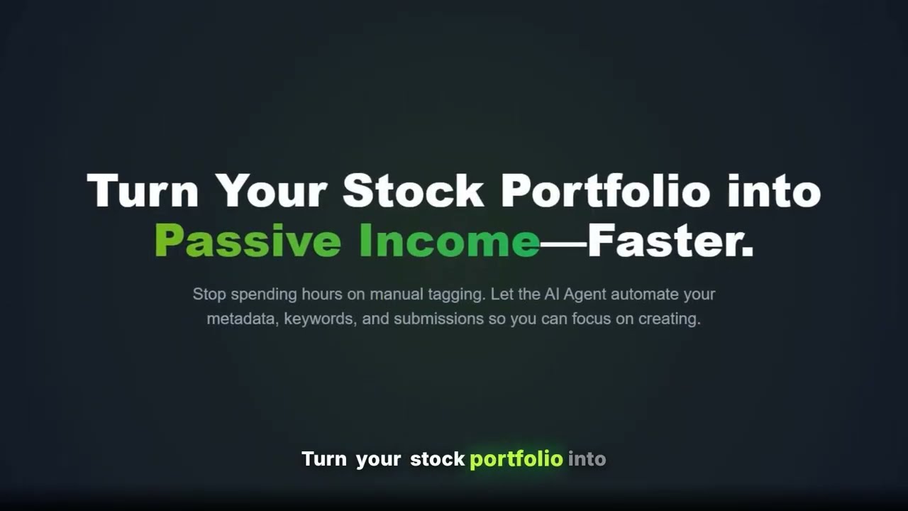 Tired of Manual Tagging? Automate Your Shutterstock Portfolio with AI!